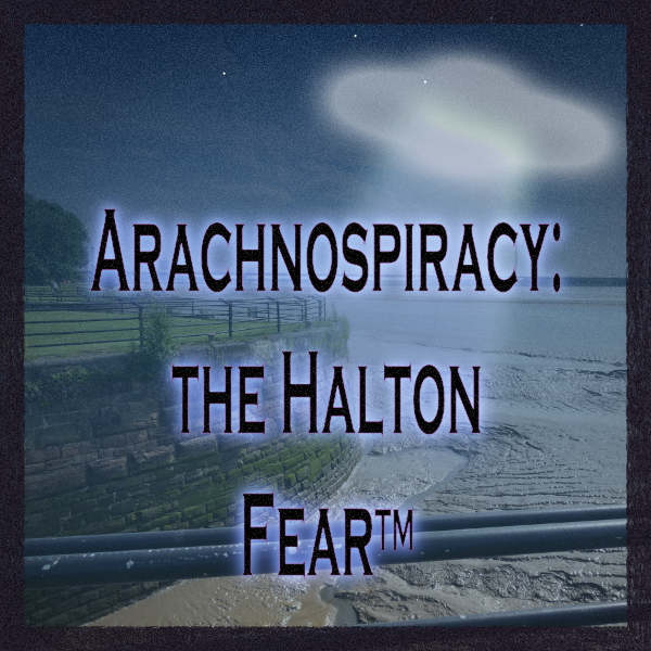 Click for details (opens info panel) Arachnospiracy: The Halton Fear logo